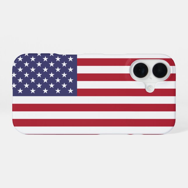 USA iPhone 16 HÜLLE (Rückseite (Horizontal))