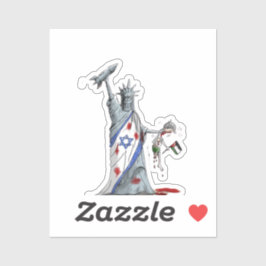 Usa Israël Genocide Aufkleber frei Palestine Gaza