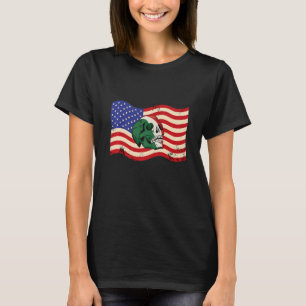 USA Italien Flagge Amerika Erbe Vintage Italienisc T-Shirt