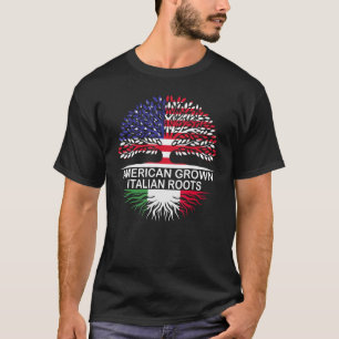 USA & Italien Flaggen Amerikanische Grossstädte It T-Shirt