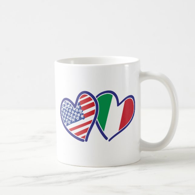 USA - Italien - Liebe Tasse (Rechts)
