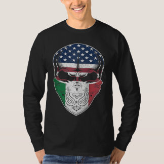 USA Italien Wurzeln  Italienisch Amerikanische Fla T-Shirt