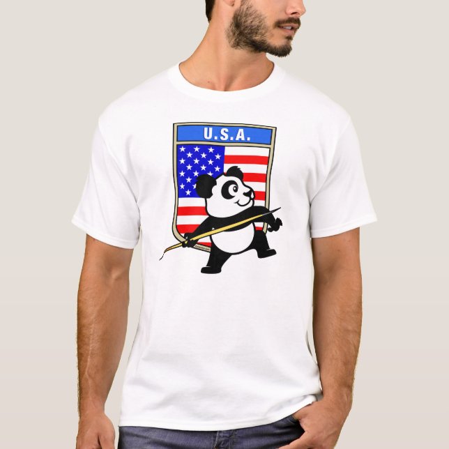 USA Javelin Panda T-Shirt (Vorderseite)