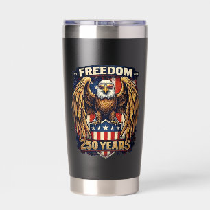 USA-Jubiläums-Adler-Tumbler, Freiheit 250 Jahre Thermobecher