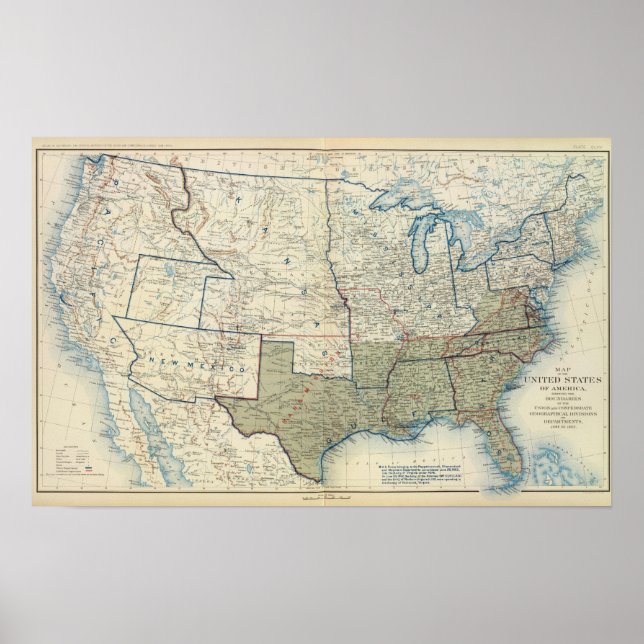 USA Juni 1862 Poster (Vorne)