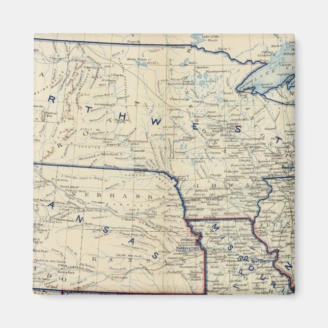 USA Juni 1864 Magnet (Vorne)