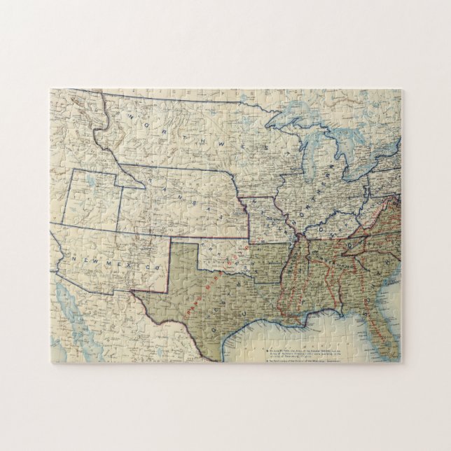 USA Juni 1864 Puzzle (Horizontal)