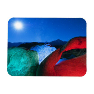 USA, Kalifornien, Alabama Hills, Night Foto of Magnet