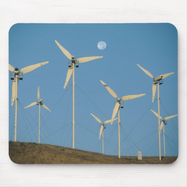 USA, Kalifornien, Altamont Pass, Windgeneratoren. Mousepad (Vorne)