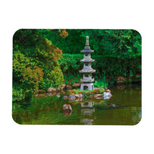 USA, Kalifornien. Aussicht auf einen Teich Magnet