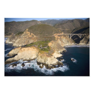 USA. Kalifornien. Big Sur. Bixby Bridge Fotodruck