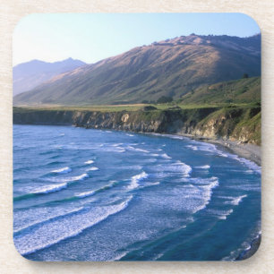 USA, Kalifornien, Big Sur, Bucht entlang der Autob Getränkeuntersetzer