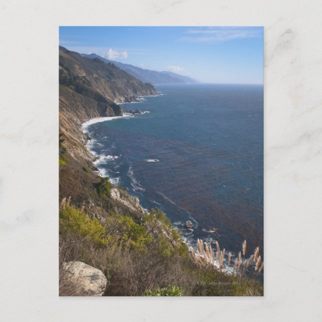 USA, Kalifornien, Big Sur, raue Küste Postkarte (Vorderseite)