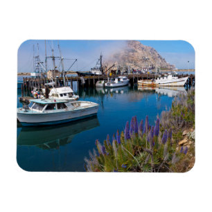 USA, Kalifornien. Boote in Morro Bay Magnet