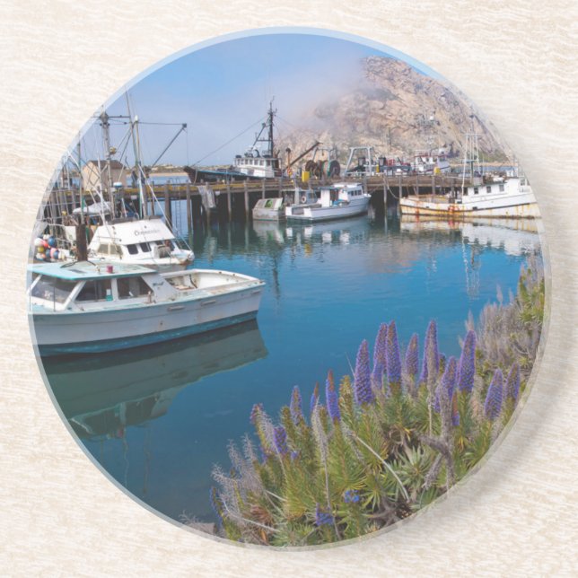 USA, Kalifornien. Boote in Morro Bay Untersetzer (Vorne)