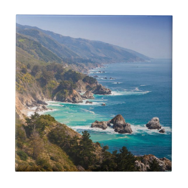USA, Kalifornien. California Coast, Big Sur Fliese (Vorderseite)
