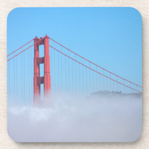 USA, Kalifornien. Golden Gate Bridge am Morgen Getränkeuntersetzer