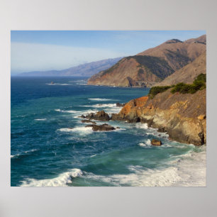 USA, Kalifornien, große Sur Küstenlinie Poster