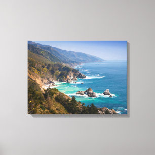 USA, Kalifornien. Kalifornische Küste, Big Sur Leinwanddruck