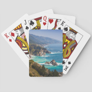 USA, Kalifornien. Kalifornische Küste, Big Sur Spielkarten