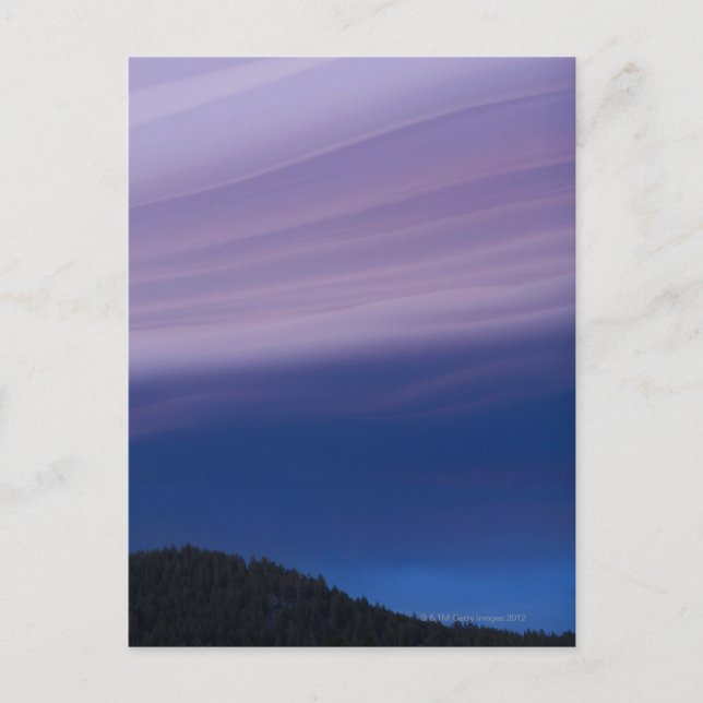 USA, Kalifornien, Lake Tahoe, Landschaft mit Postkarte (Vorderseite)