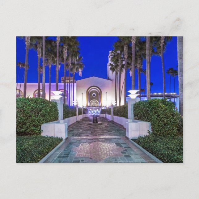 USA, Kalifornien, Los Angeles, Gewerkschaft Statio Postkarte (Vorderseite)