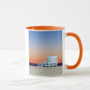 USA, Kalifornien, Los Angeles, Santa Monica Beach Tasse