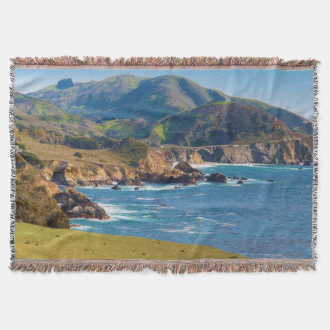 USA, Kalifornien. Panorama von Big Sur mit Bixby Decke (Vorderseite)