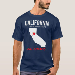 USA, Kalifornien, Sacramento – Der Goldene Staat T-Shirt