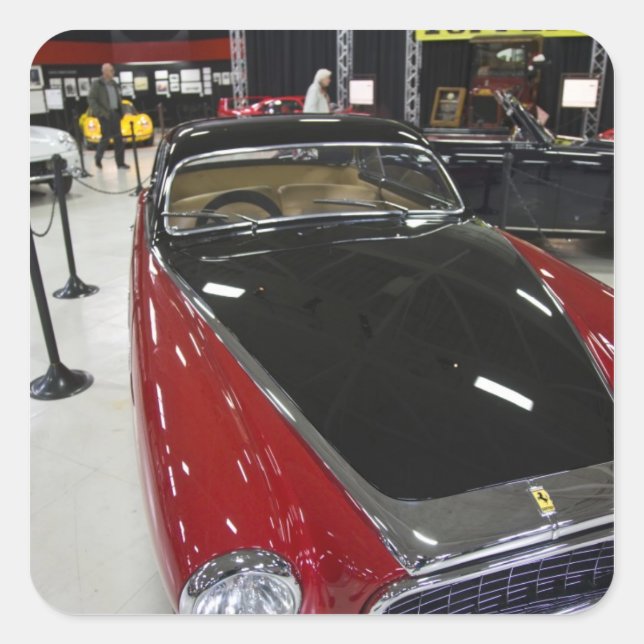 USA, Kalifornien, San Diego. Balboa Park, San Quadratischer Aufkleber (Vorderseite)