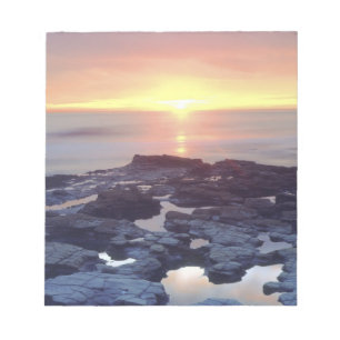 USA, Kalifornien, San Diego. Sonnenuntergang Notizblock