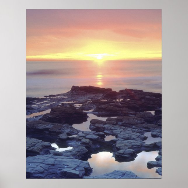 USA, Kalifornien, San Diego. Sonnenuntergang Poster (Vorne)