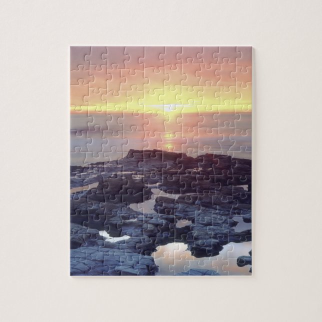 USA, Kalifornien, San Diego. Sonnenuntergang Puzzle (Vertikal)
