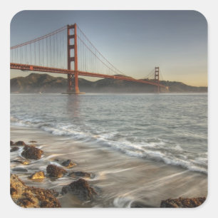 USA, Kalifornien, San Francisco.  Eine malerische  Quadratischer Aufkleber