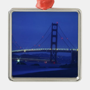 USA, Kalifornien, San Francisco. Golden Gate 2 Ornament Aus Metall