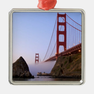 USA, Kalifornien, San Francisco. Golden Gate 3 Ornament Aus Metall