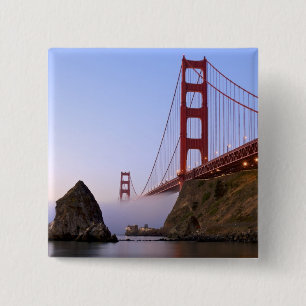 USA, Kalifornien, San Francisco. Goldenes Tor 3 Button