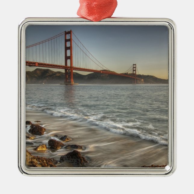 USA, Kalifornien, San Francisco.  landschaftliche  Ornament Aus Metall (Vorne)