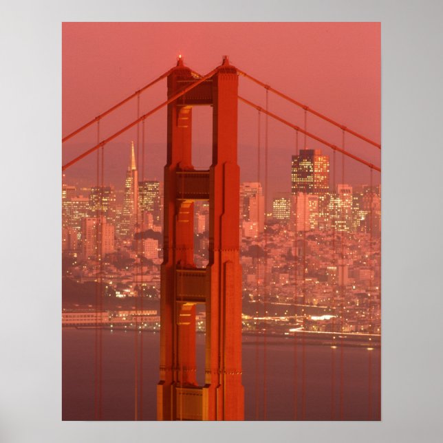 USA, Kalifornien, San Francisco. Poster (Vorne)