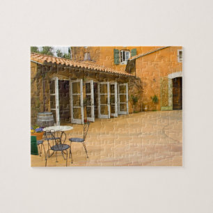 USA, Kalifornien, Sonoma Valley, Patio im Viansa Puzzle