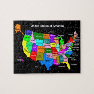 USA Karte Puzzle