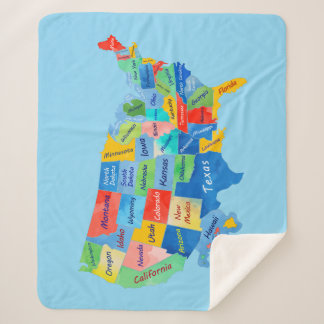 USA Karte Sherpadecke