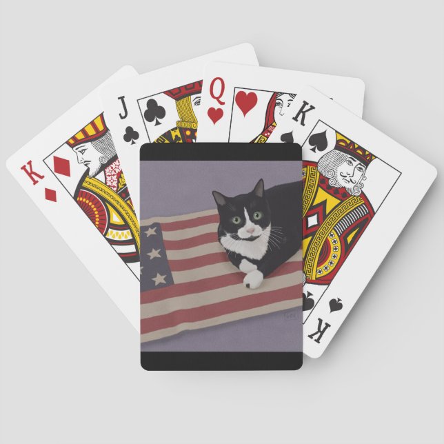 USA Katze Spielkarten (Rückseite)