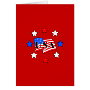 USA kennzeichnen und Sterne