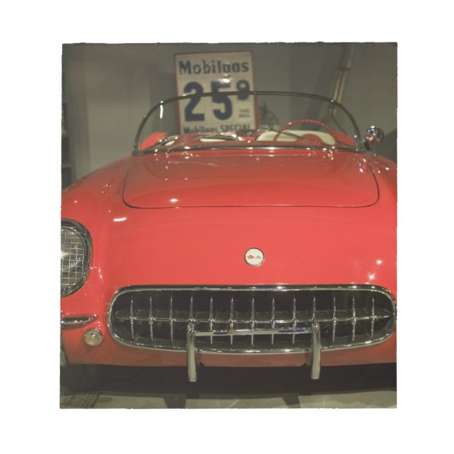 USA, Kentucky, Bowling Green: National Corvette 3 Notizblock (Vorderseite)