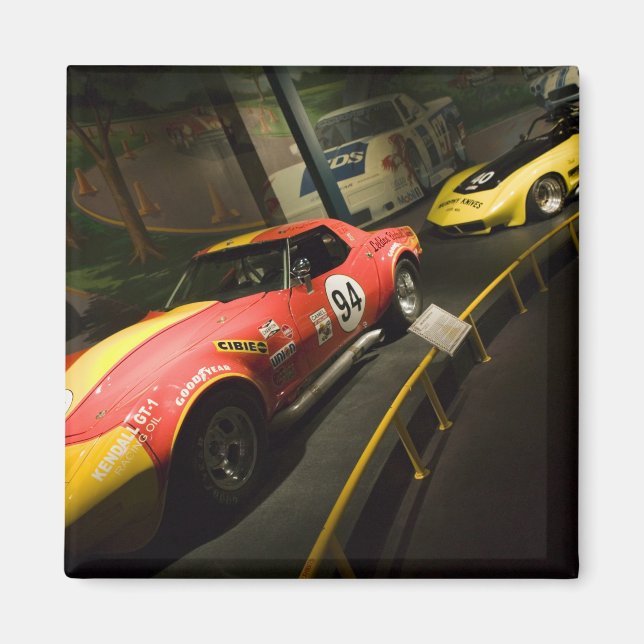USA, Kentucky, Bowling Green: National Corvette 4 Magnet (Vorne)