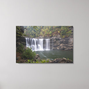 USA - Kentucky. Cumberland Falls am Leinwanddruck