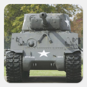 USA, Kentucky, Fort Knox: Patton Museum of Quadratischer Aufkleber