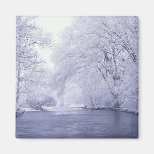 USA, Kentucky, Louisville. Schnee bedeckt Magnet