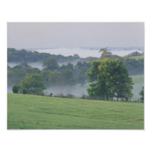 USA, Kentucky. Rollende Hügel des Bluegrass Fotodruck